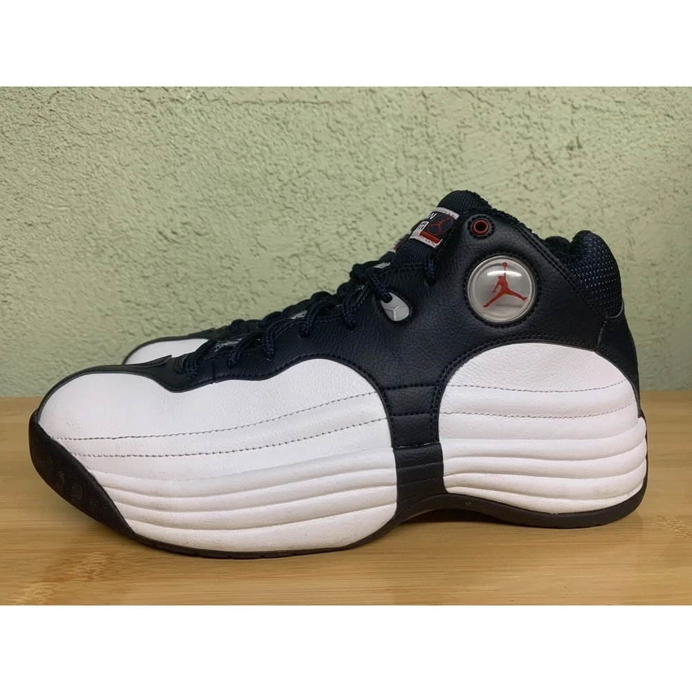 Jordan Jumpman Team 1 White Obsidian‎ Retro Basketball Shoes Size 10 Men
